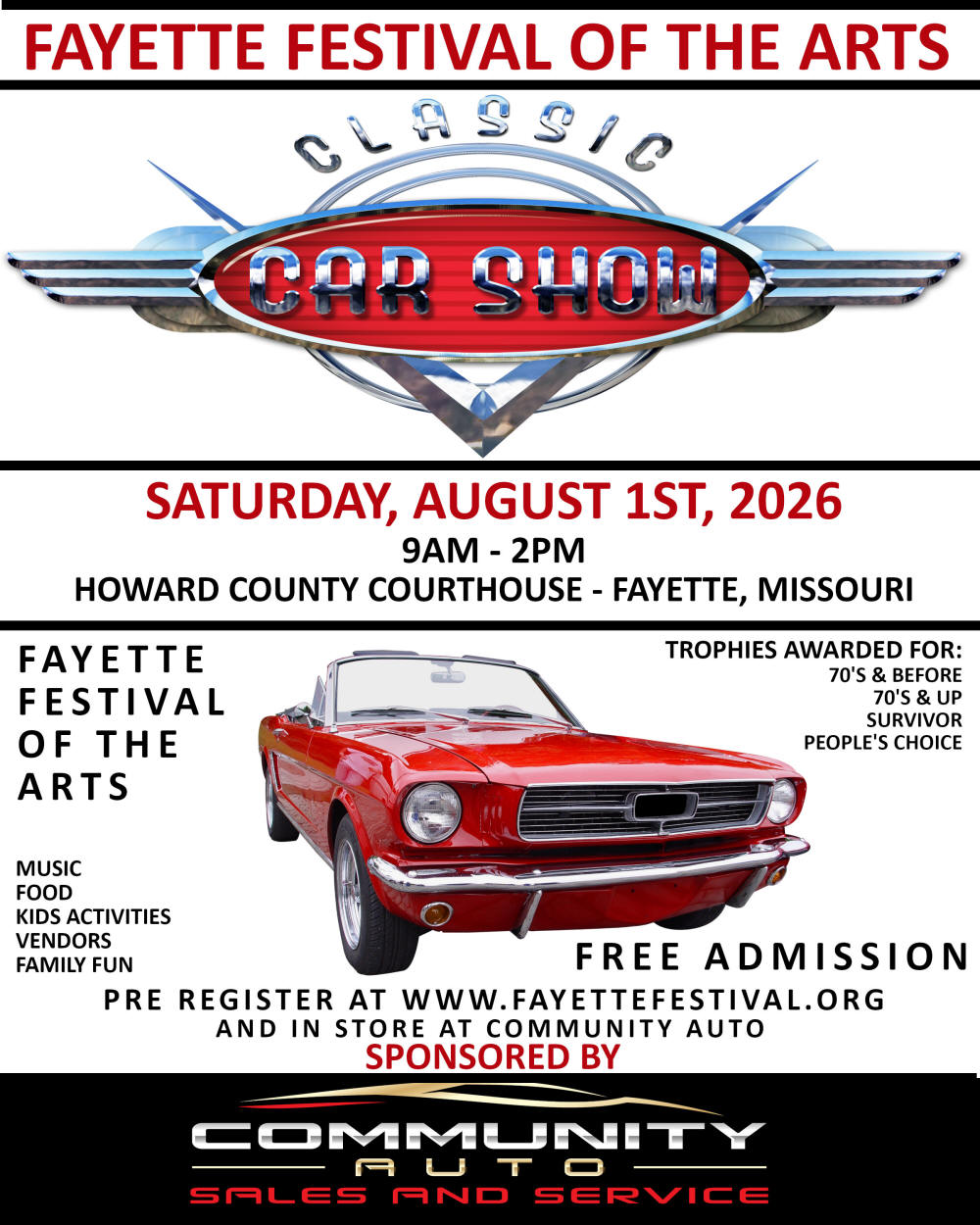 car show poster 2026